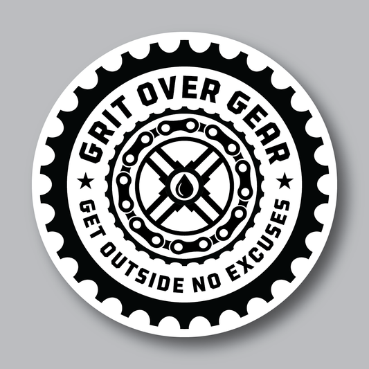 Grit > Gear Sticker - GET OUTSIDE NO EXCUSES